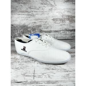 NEW Womens Vintage Starter Mizzou Missouri Tigers White Canvas Sneakers Sz 8